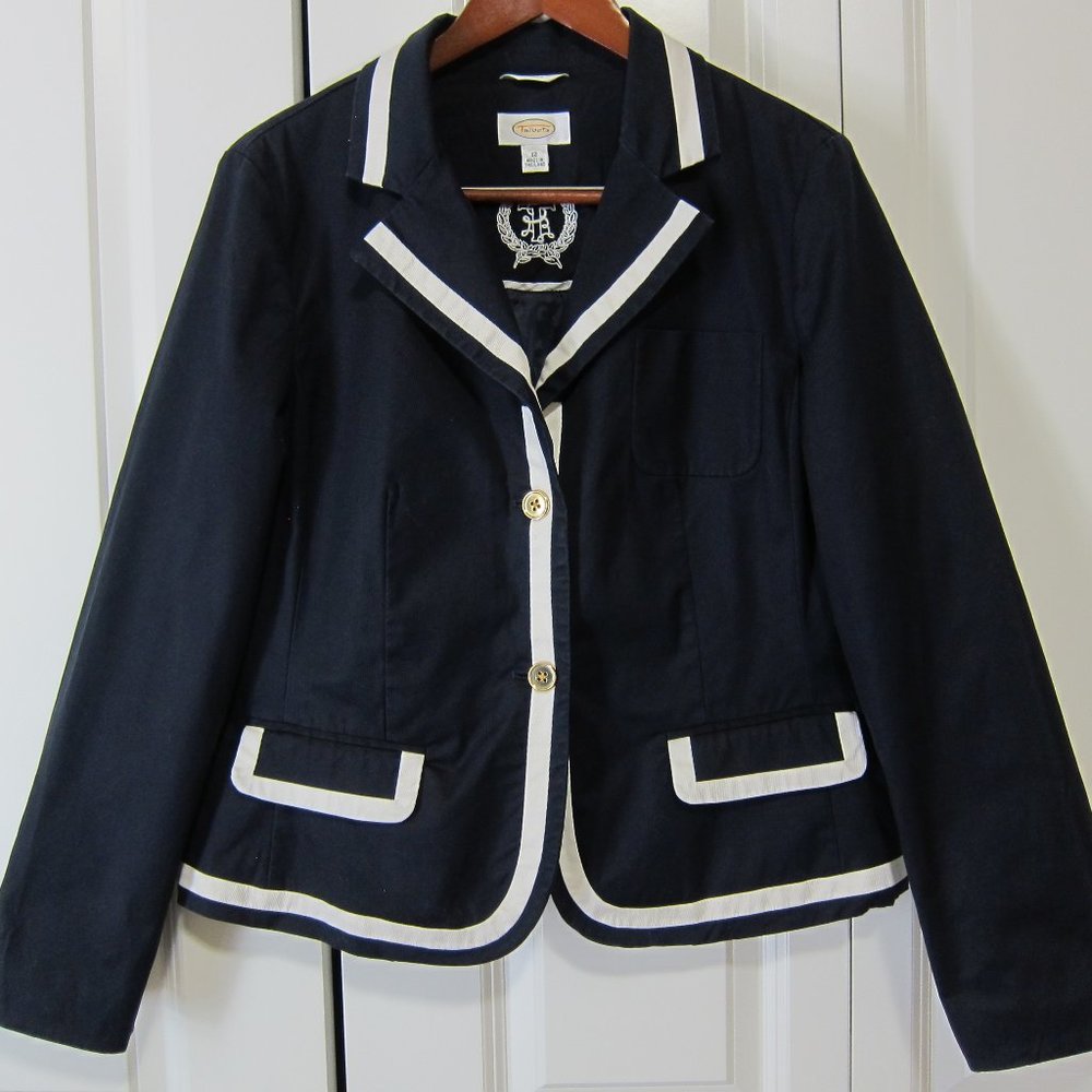 Talbots navy blue jacket